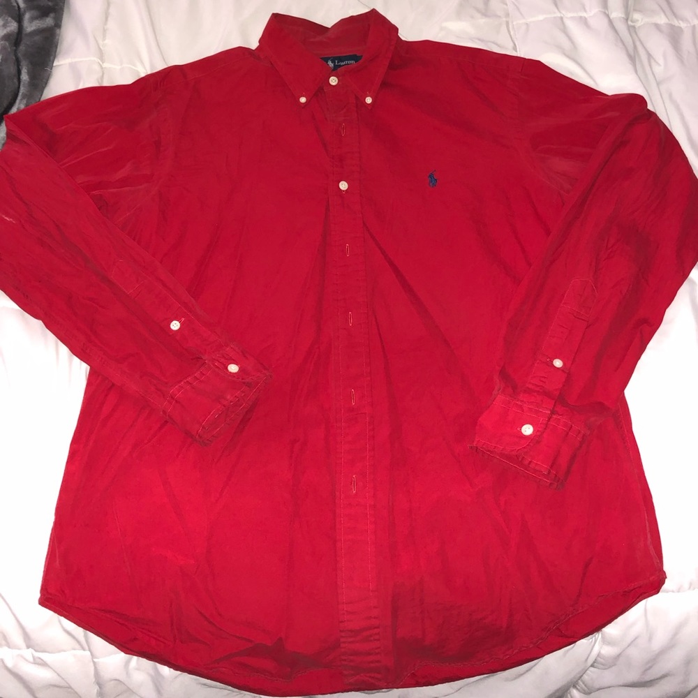 Pre Owned Classic Polo Long Sleeve Button Down